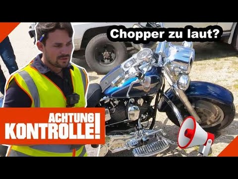 🏍️ CHOPPER-Motorräder mit OFFENER Auspuffklappe? |2/2| Kabel Eins | Achtung Kontrolle