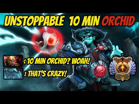 Unstoppable 10 Min ORCHID, It is CRAZY | Storm Spirit | P1StreamMoments#62 | P1zzyDota2