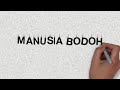 Ada Band - Manusia Bodoh ( Animasi Lyrics )