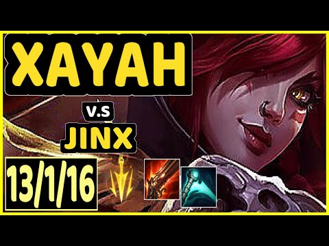 TYLER1 (XAYAH) vs JINX - 13/1/16 KDA BOTTOM ADC GAMEPLAY - NA Ranked MASTER