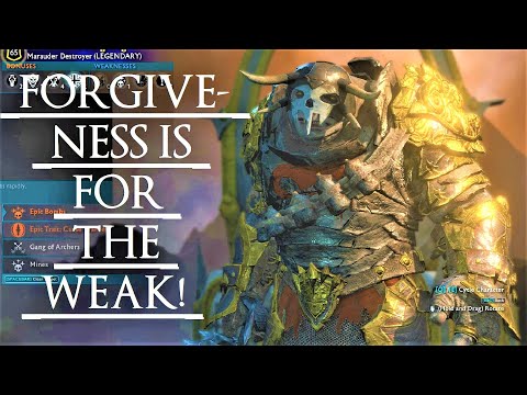 Shadow of War: Middle Earth™ Unique Orc Encounter & Quotes #214 THE UNFORGIVING OLOG