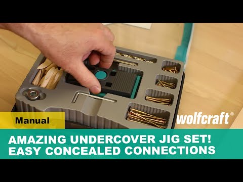 Amazing Undercover Jig Set! Easy Concealed Screwed Connections