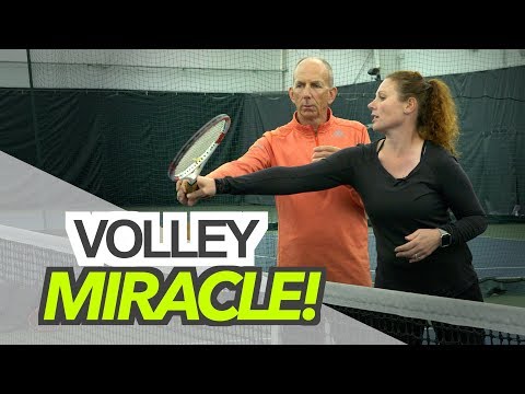 A Volley MIRACLE! - tennis lesson