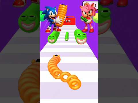 HELP! - The Lady Sonic is Teasing Sonic | SLITHER FIGHT 3D Fail❌ to Victory✅❓ #shorts #games #gaming