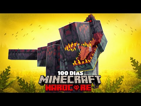 Sobrevivi 100 Dias no Mundo JURASSICO do MINECRAFT!