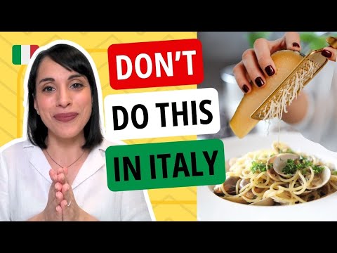 4 Food Rules Italians NEVER Break | Italian Food Etiquette You Need to Know