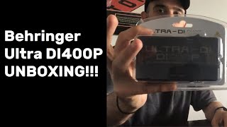 Video thumbnail for UNBOXING Behringer ULTRA DI400P Passive Direct Box and First Impressions!!! by Sequence Killer