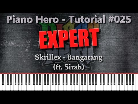 Skrillex (ft. Sirah) - Bangarang [Piano Hero #025]