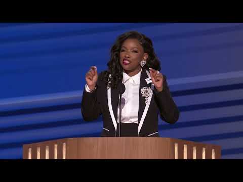 Rep. Jasmine Crockett speaks at the 2024 Democratic National Convention