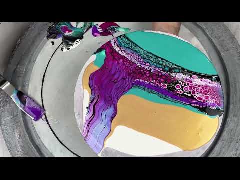 306. Sheleeart  Fluid Artist -  Different colourful swipe style