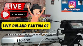 Video thumbnail for LIVE ROLAND FANTOM G7 (COM TIAGO MALLEN) MUITO RECURSO EM UM TECLADO SÓ #livestream #lroland  #live by Tiago Mallen
