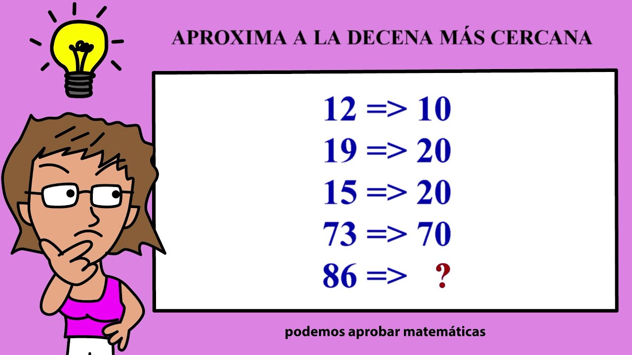 Aproximar a la decena más cercana