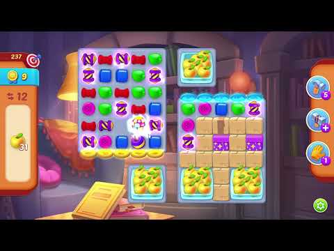 Homescapes level 237 One Shot! - Challenge level 🏡 Gameplay Walkthrough Playrix