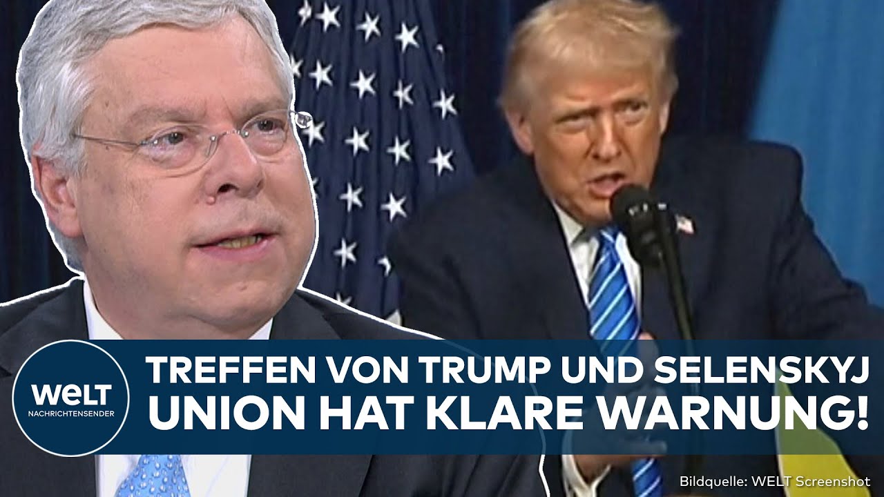 PUTINS KRIEG: Frieden in Ukraine? Union mit klarer Warnung nach Treffen von Trump und Selenskyj