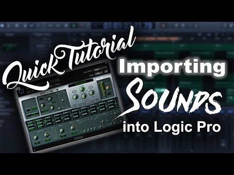 How to load Drum Kits/Sounds/Samples in Logic Pro X | Beat Maker Tutorial