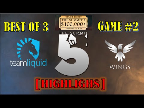 Team Liquid VS the wings gaming The Summit 5 Game #2 Highlights