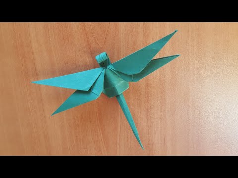 ORIGAMI DRAGONFLY / Papercraft