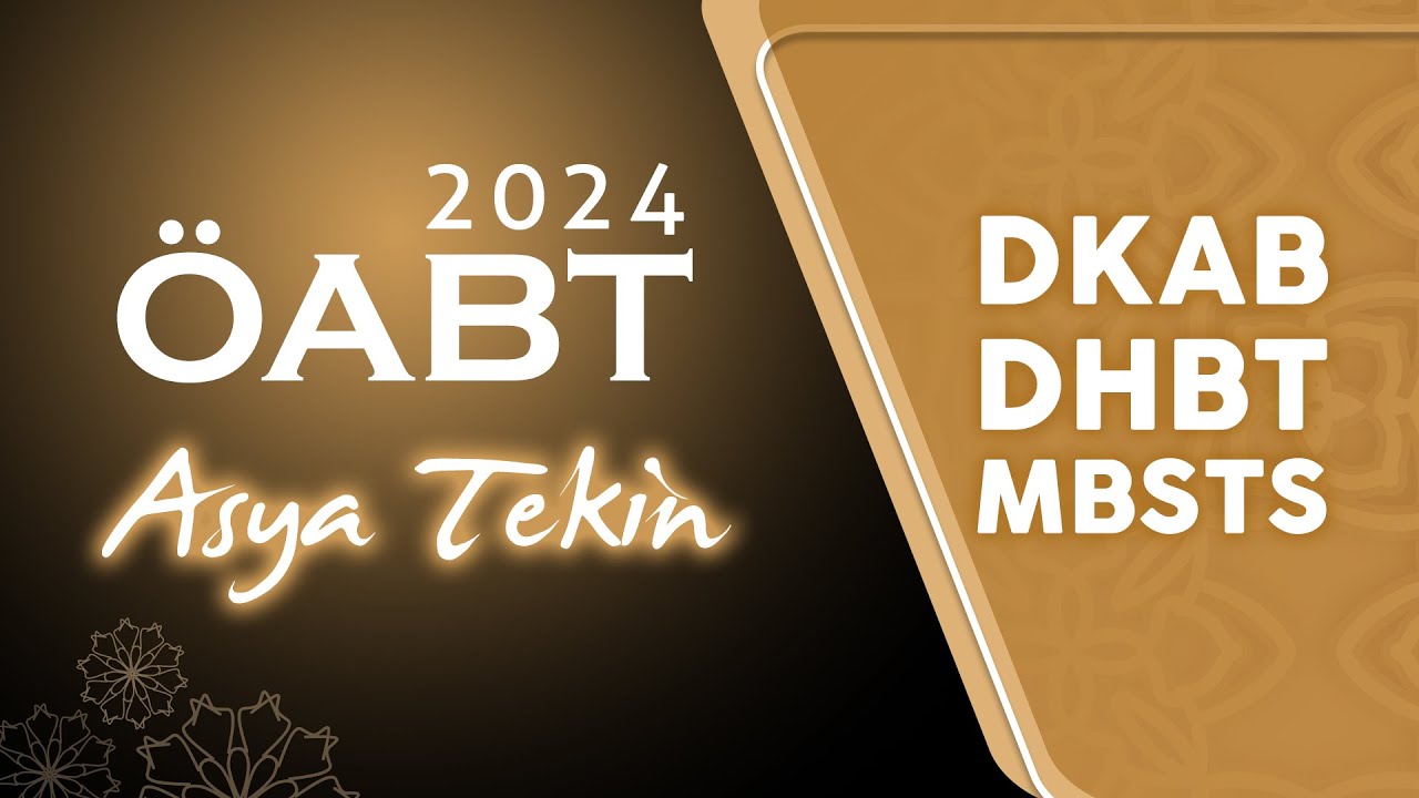 9 - DİNLER TARİHİ - 1 - ASYA TEKİN 2024