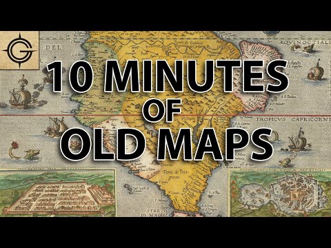 Looking at Interesting Old Maps for 10 Minutes