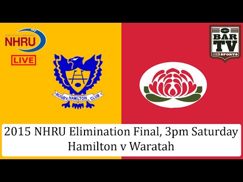 2015 NHRU Elimination Final Premier 1 - Hamilton v Waratah