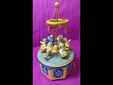 Wendt & Kühn Erzgebirge uralt Trachtenkinderspieluhr Spieluhr Spieldose