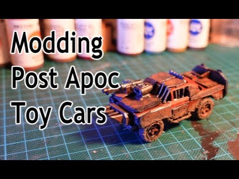 Modding/Crafting post apocalyptic vehicles from diecast Toy cars