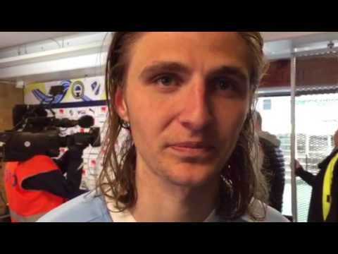 Pawel Cibicki efter målshowen mot Halmstad