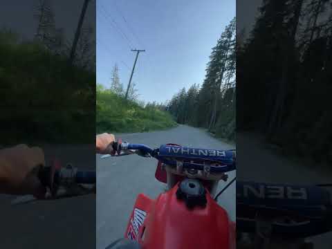 1986 Honda Cr250 short ride