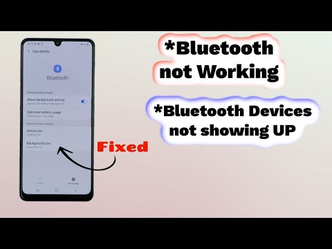 My Samsung Galaxy won't detect Bluetooth devices / Bluetooth Pairing issue