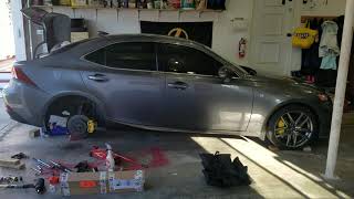 Change rear shocks on 2015 Lexus IS350 F Sport adaptive suspension
