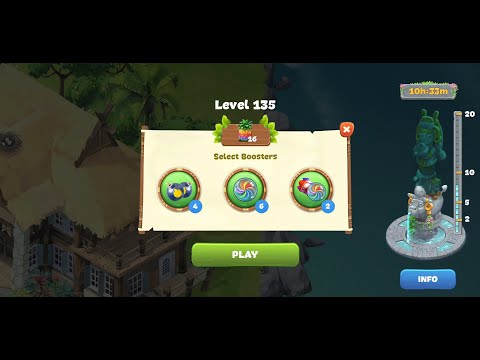 Lost Island Blast Adventure Level 135