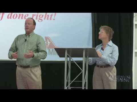 Aero-TV: John & Martha King - Redbird Migration Flight Training Conference 2013
