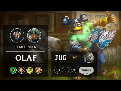 Olaf Jungle vs Camille - BR Challenger Patch 9.23