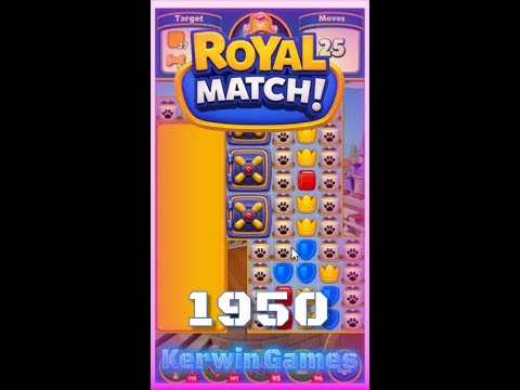 Royal Match Level 1950 - No Boosters Gameplay