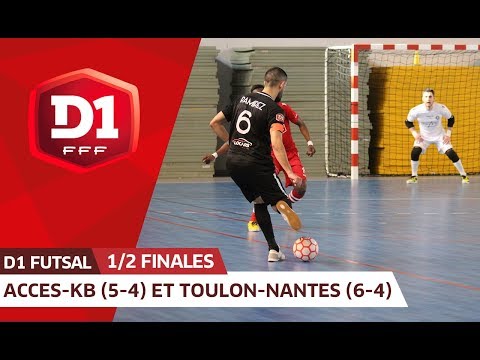 D1 Futsal, 1/2 finales : Acces FC - KB (5-4) et Toulon-Nantes (6-4), le résumé I FFF 2018-2019