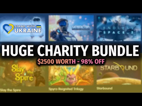 THE BEST DEAL IN GAMING | Stand with Ukraine Charity Humble Bundle