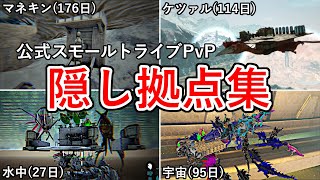 これがソロの生き残り方！隠し拠点ランキング11選【ARK 公式スモールトライブPVP ソロ】#16