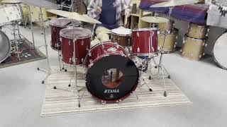 Video thumbnail for 1980s Tama Superstar Cherry Wine Drum Kit by Hawthorne Drum Shop