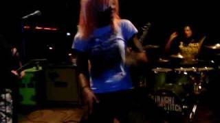 Black Veil - Straight Line Stitch