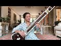 100th birthday tribute to Ravi Shankar by his students || Sandhya Raga by Ravi Shankar
