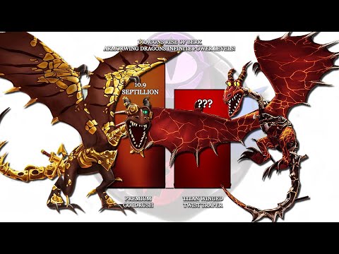 Armorwing Dragons Infinite (power levels) | httyd | Dragon Rise of Berk