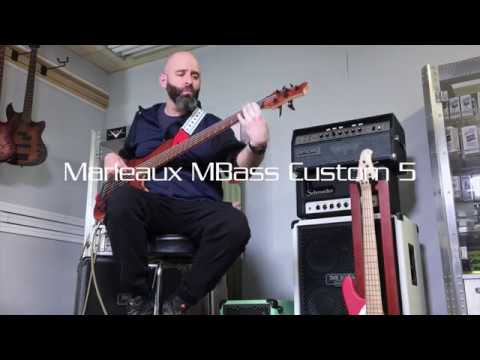 Bass Club Chicago Demo - Marleaux MBass Custom 5 Bubinga 33.5" Scale