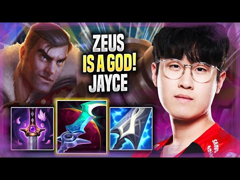 ZEUS IS A GOD WITH JAYCE! - T1 Zeus Plays Jayce TOP vs Quinn! | Season 2022