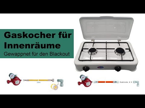 Cooking in a blackout – gas stoves for indoor use and connection accessories explained. Götz GmbH...