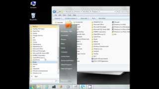 How to add menu items to all programs in windows 7 start menu