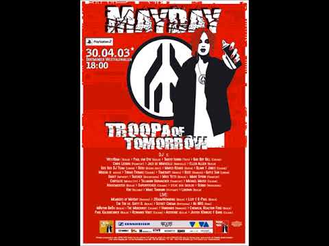 Mayday 2003 Tok Tok vs. Soffy O., The Modernist, Paul van Dyk, Gus Gus, Tomcraft