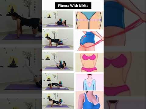 Perfect body shape workout at home #workout #athome #nikitafitness #fatloss
