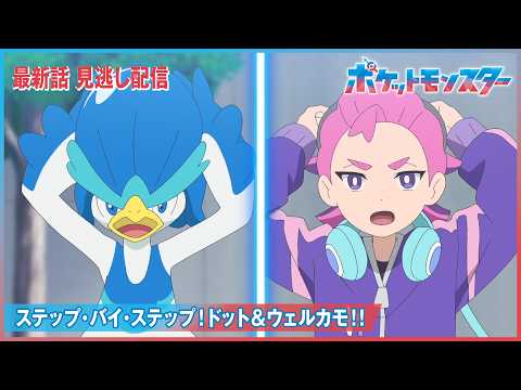 【公式】アニメ「ポケットモンスター」第１２８話「ステップ・バイ・ステップ！ドット＆ウェルカモ！！」-期間限定配信-