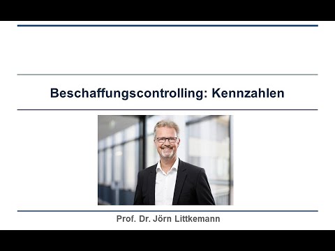 Beschaffungscontrolling: Kennzahlen BWL