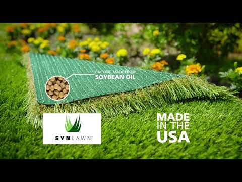 SYNLawn's EnviroLoc™ Backing System Drainage Advantage